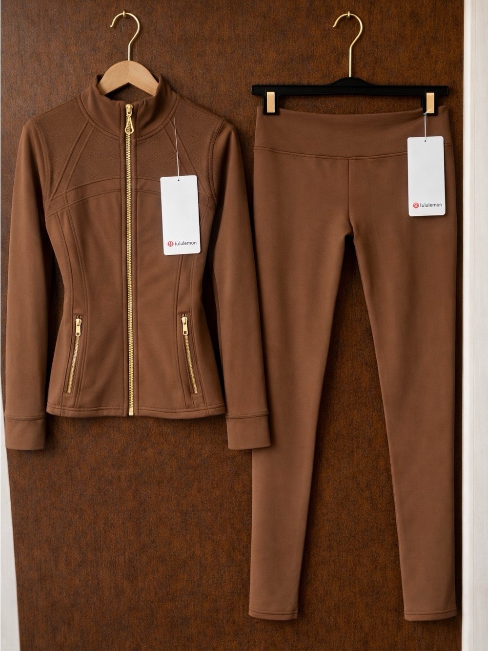 Lululemon Coffee Brown Define Full Set